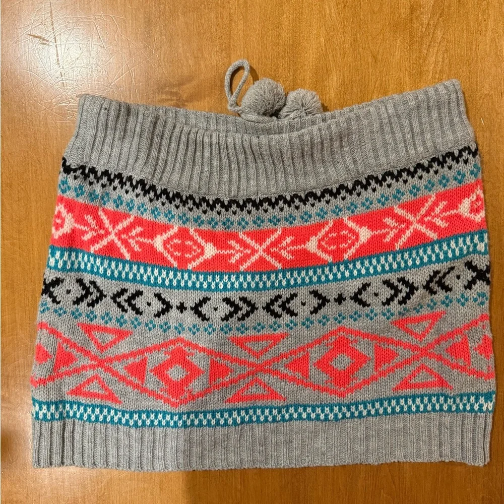 Energie Aztec Knit Mini Skirt Boho Tribal Sweater Skirt Size Small